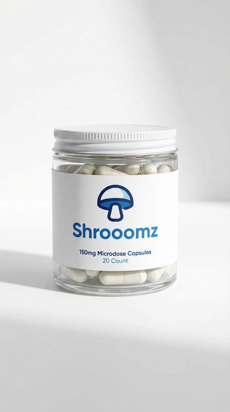 Shrooomz 150mg Psilocybin Microdose Bottle